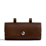 Chestnut Brown Leather Saddle Bag