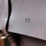 Personalised letters debossed without foil