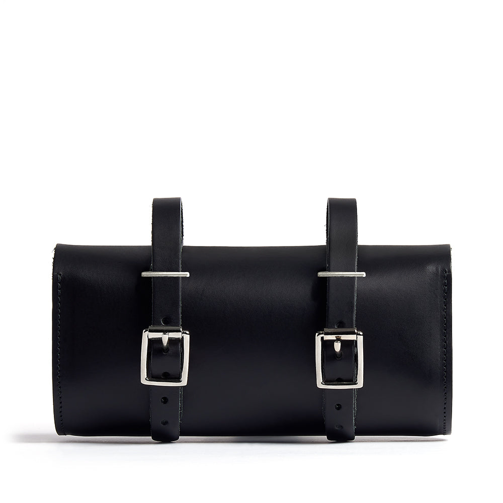 
            
                Load image into Gallery viewer, Black and coral saddle bag black
            
        