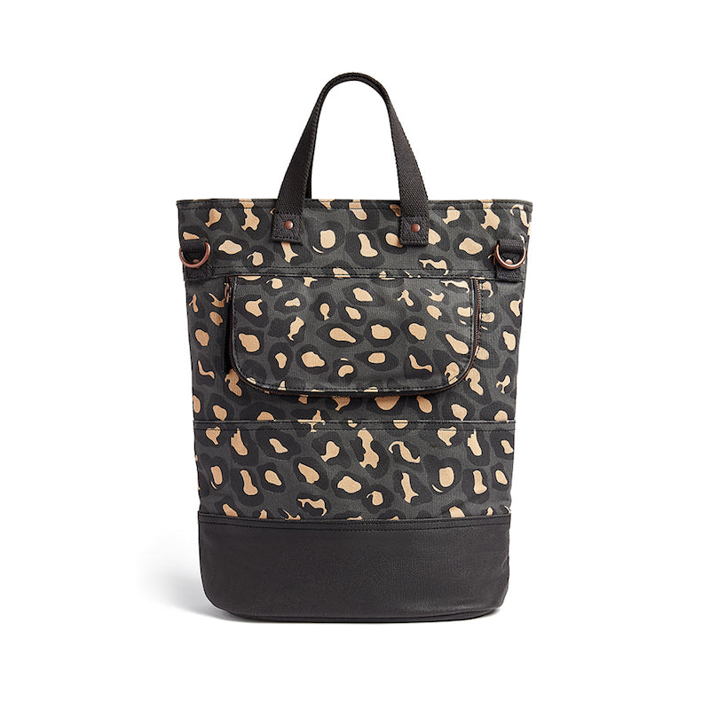 Leopard Print Canvas Cycling Bag Hill Ellis