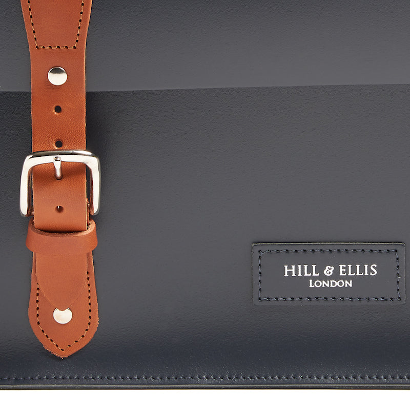 
            
                Load image into Gallery viewer, Hill and Ellis percy brompton compatible cycle bag detail
            
        