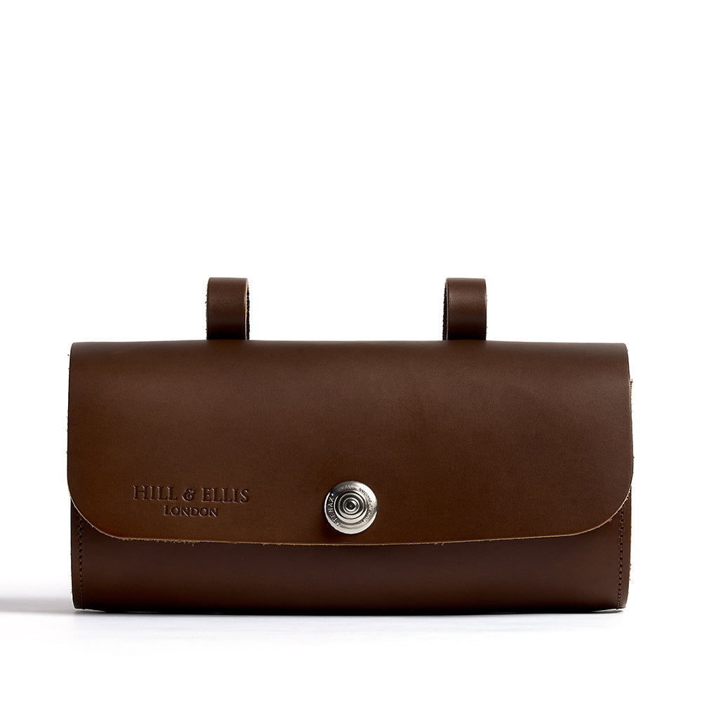 Brown Saddle Bag front