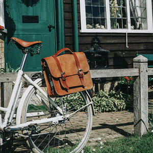 Tan Satchel Cycle Bag