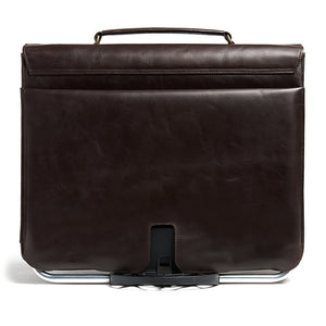 
            
                Load image into Gallery viewer, Winston Leather Cycling bag for the Brompton bike back
            
        