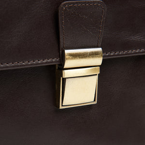 
            
                Load image into Gallery viewer, Winston Leather Cycling bag for the Brompton bike detail
            
        