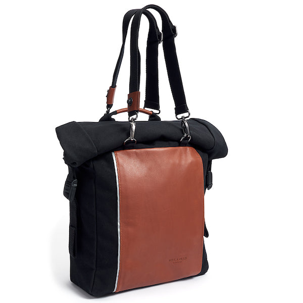
            
                Load image into Gallery viewer, Brown leather Rucksack for Brompton
            
        