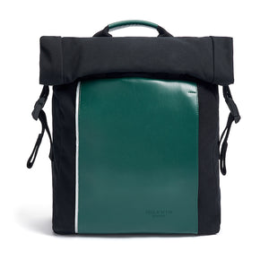 Green and black rucksack bag for brompton