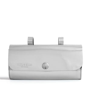 Silver saddle bag