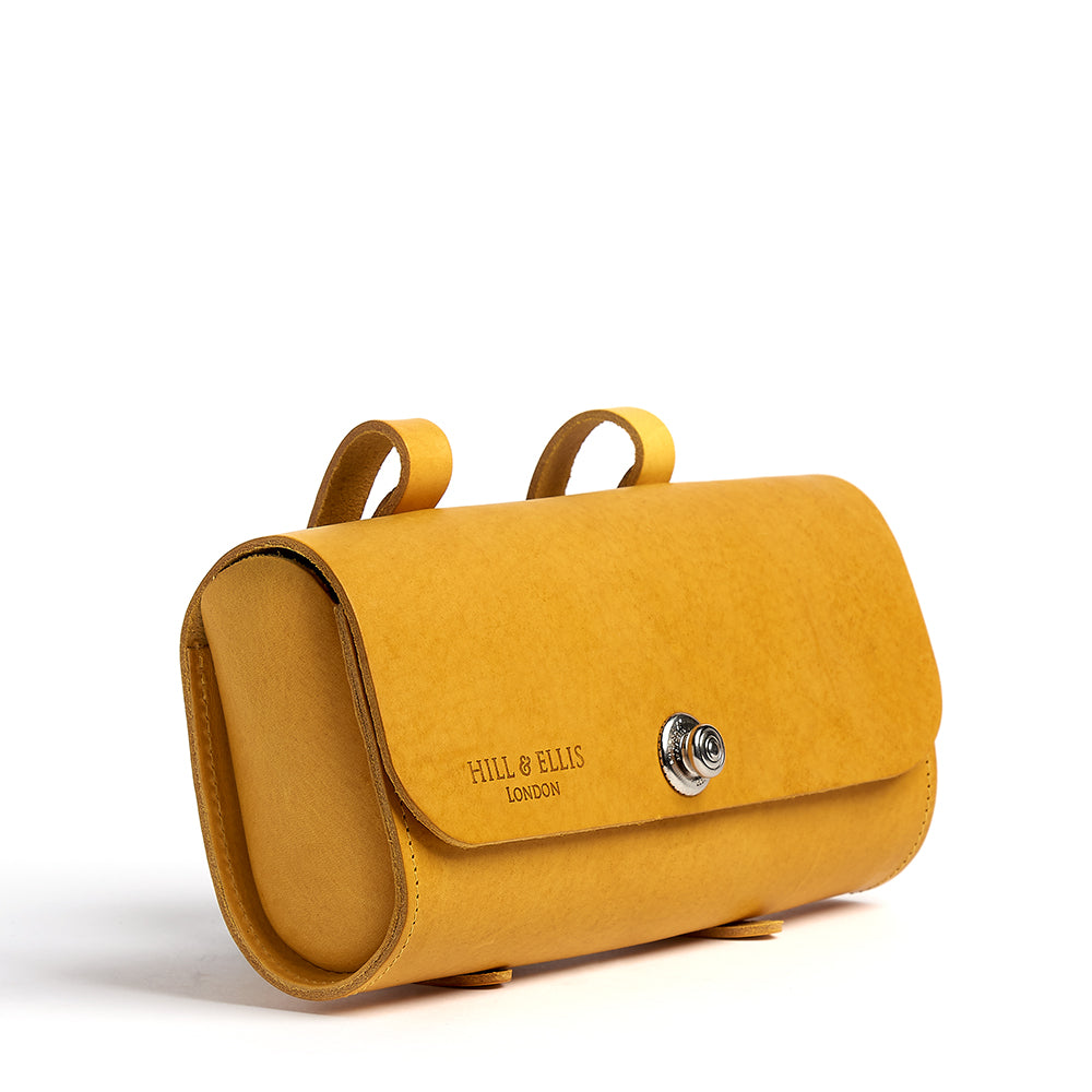 
            
                Load image into Gallery viewer, Mustard Yellow Saddle Bag back
            
        